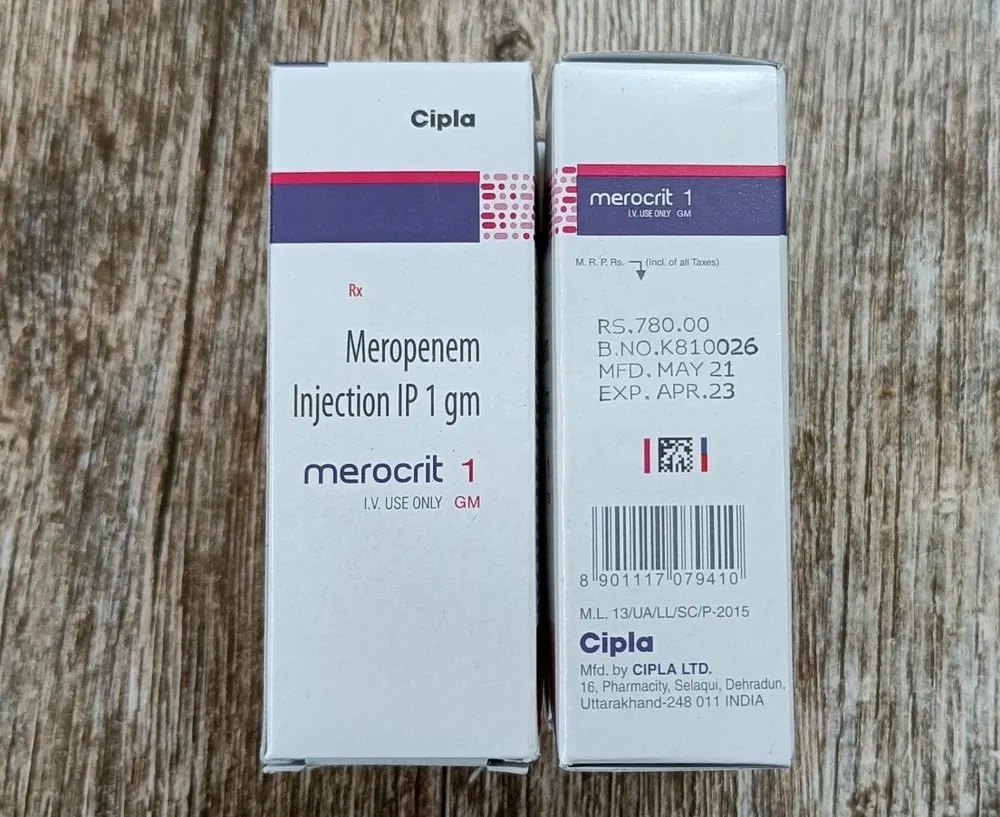 Merocrit Injection IP - 1 Gm - Image